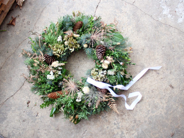 Upcountry Luxe Wreath in neutral