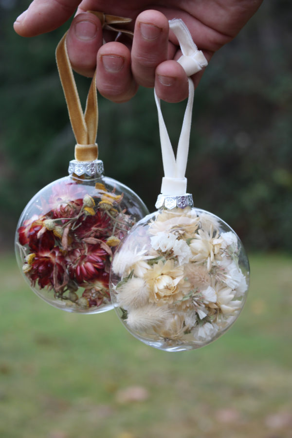 Garden in Glass Christmas Ornament