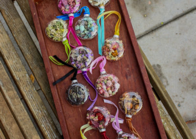 Gardens in Glass ornaments