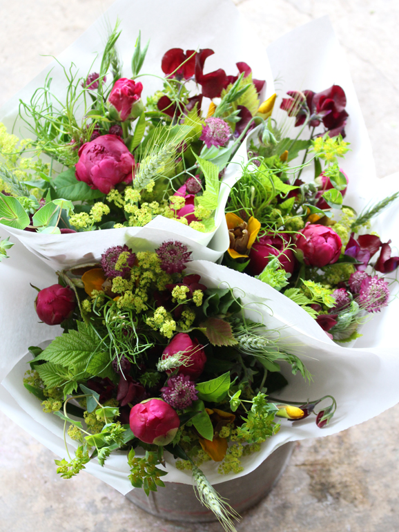 bucket of flowers for flower stand in Langley, BC bucket of flowers for flower stand in Langley, BC